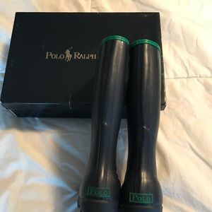 Ralph Lauren Toddler Size 9 rain boots like new